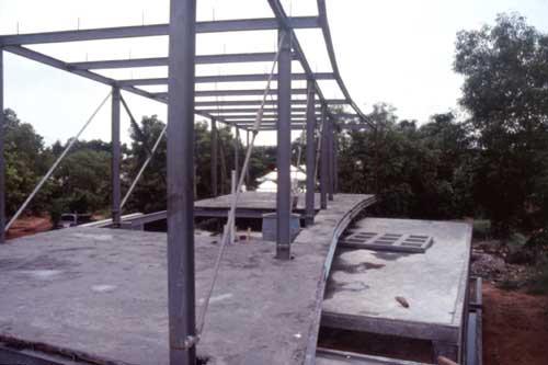 Raw structure almost done �waiting for the alu, the glass and the bamboo � 