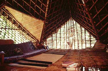 Interior of Hemant's house in Petite Ferme