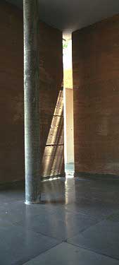 Interior of Peter's house in Petite Ferme