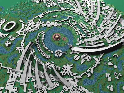 3-D model of the Galaxy