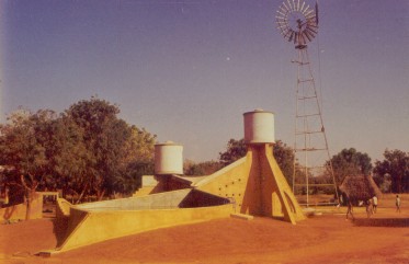 Water tank in Vikas settlement