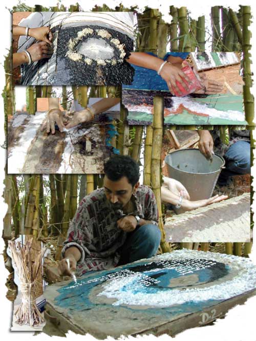 a real, joyous, fun and creative play, hands on..!