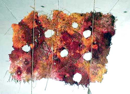 a hanging wall ornament.., paper..