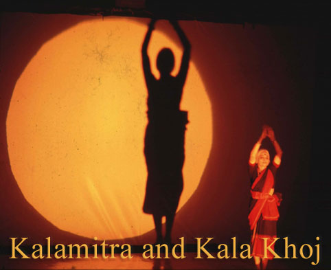 Kalamitra and Kala Khoj , Chandralekha, one of the visiting dancers.