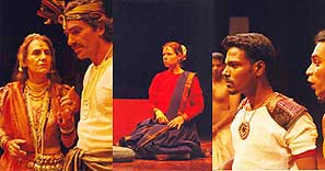 left to right: Loetta &Swar, Katerine, Segar & Charu