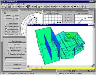 Computer simulation for acoustic study