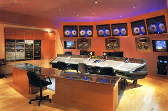 Set-up for recording studios
