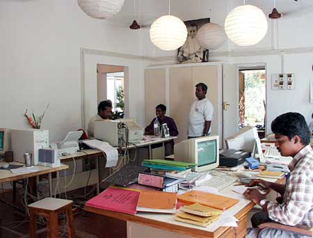 The Auroville Fund office