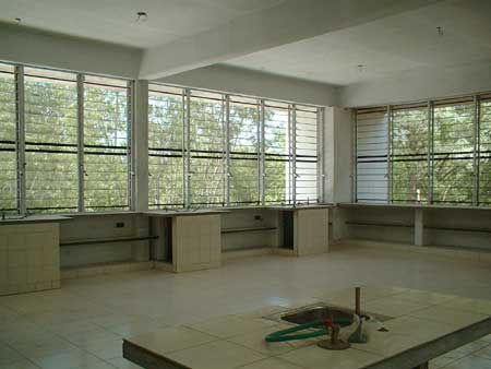 View of the future biology lab