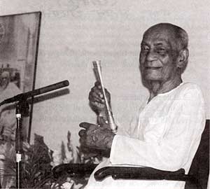 Nirodbaran at the inauguration