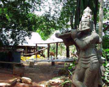 Krishna statue in honour of a long lost, dear friend