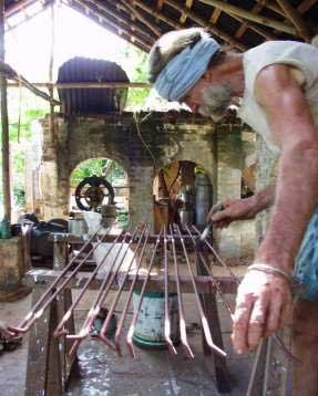 Johnny, man at work