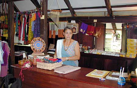 Karin inside the boutique