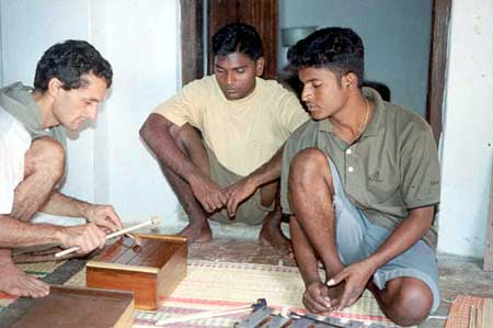 Aurelio, Sivanesan and Kartik, creating..