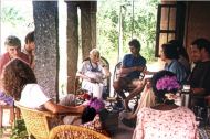 Eleanor visiting Annapurna in 1999