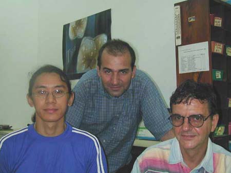 From left to right: Namgyal, Nicola and Pierre