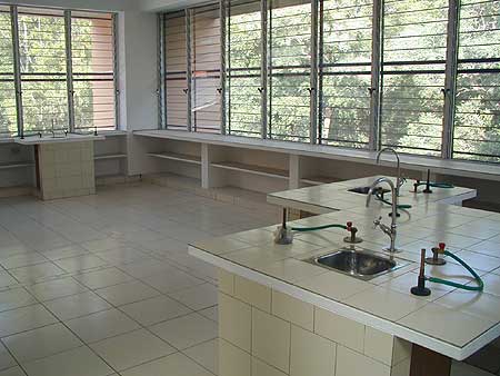 One of the three new science labs