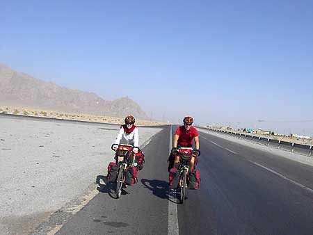 on the road