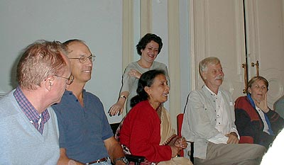 Getting together during the first sessions..