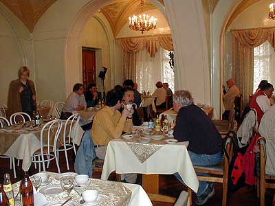 Communicating over food