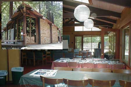 Sunrise Lodge, the office with phone connection, awaiting buzzing activities