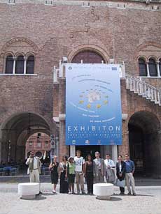 The City Networking team before the exhibition in Treviso