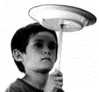 An aluminum plate on top of a stick becomes a rich field of exploration...