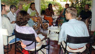 Jyotiprem teaching English in Merriam Hill Centre
