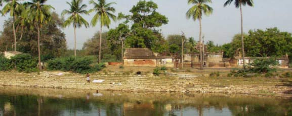 The ancient little Irumbai temple in close vicinity of Auroville