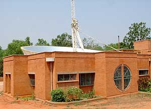 Solar bowl on the roof
