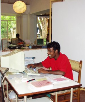 Working at Auroville's Financial Service