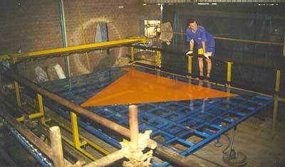After the silkscreen procedure