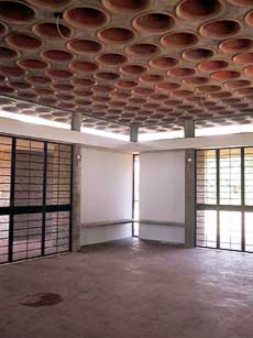 spacious interior of the community centre
